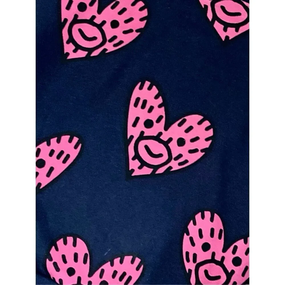 NEW Gap × Frank Ape Kids Graphic Sweatshirt Girls 12 X-Large Navy Graphic Heart